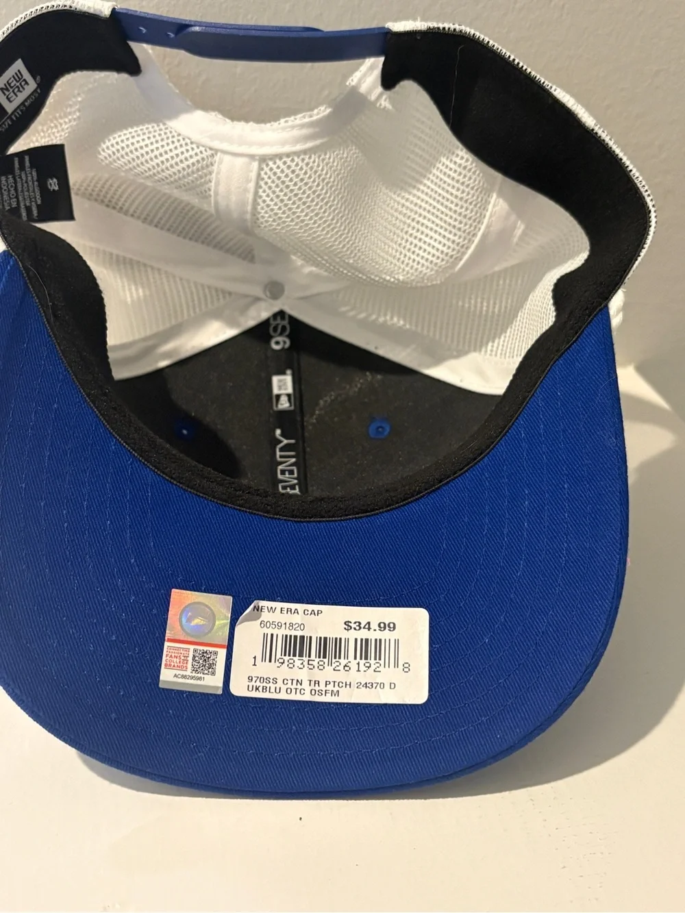 New Era Duke Blue Devils Royal Blue & White Rope Baseball Cap